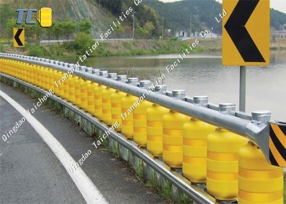Traffic Protection Roller Crash Barrier Polyurethane Guardrail