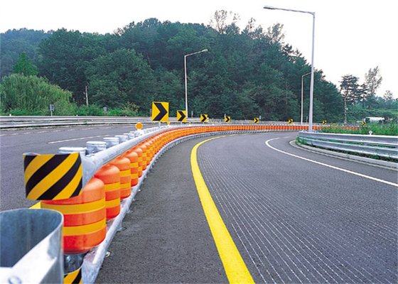 Pu Foam Highway Roller Barrier Rotating with 5PCS Beam