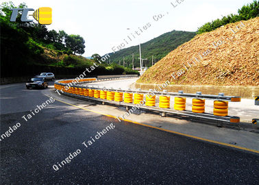 Good price AASHTO M180 Rào chắn bên đường màu vàng Chống va chạm dễ dàng lắp ráp trực tuyến
