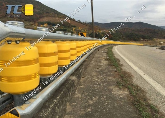 Đường cao tốc Guardrail EVA PU vật liệu an toàn giao thông Roller Barrier Đường cao tốc Rotary Crash