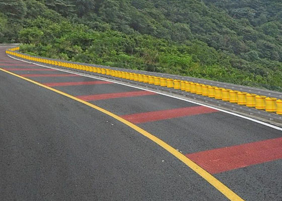 Giá tốt Phụ kiện lan can an toàn dạng con lăn EVA màu vàng sọc đen bền bỉ cho các ứng dụng công nghiệp và xây dựng trực tuyến