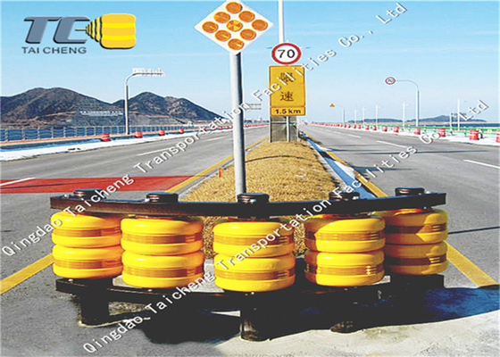 Good price Vật liệu EVA màu vàng Rào chắn con lăn an toàn trên đường cao tốc Tiêu chuẩn ISO trực tuyến