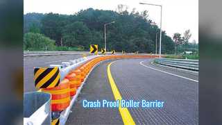 Bảo vệ an toàn đường cao tốc Roller Barrier