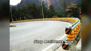 Rào chắn con lăn an toàn đường bộ bảo vệ phương tiện